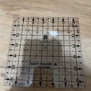Simplicity Easy Square Jr. Quilting Ruler - Black